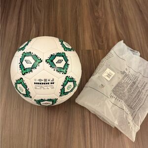 Hidden NY x Umbro Soccer Ball White Green Size 5 Limited Streetwear